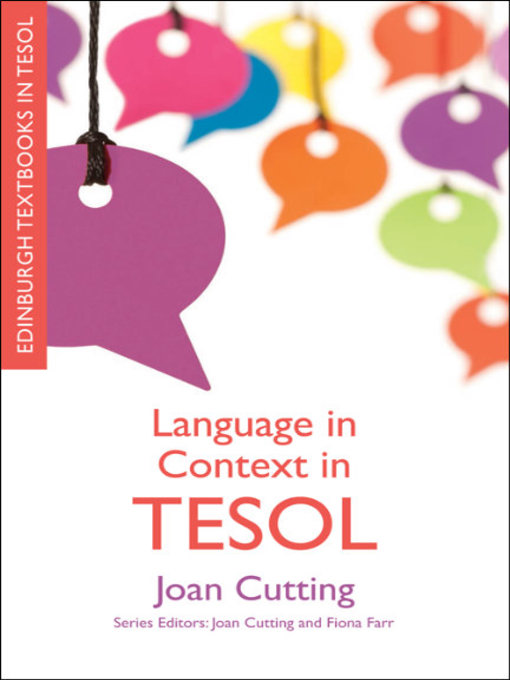 Cover image for Language in Context in TESOL